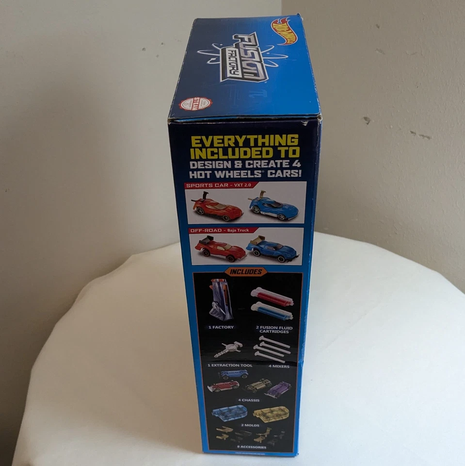 Hot Wheels Fusion Factory Car Maker HotWheels Make Your Own Cars Mattel NIB - Image 3 of 4