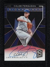 2020 Panini Chronicles Spectra Signatures 46/199 Caleb Ferguson #SS-CF Auto 19n6