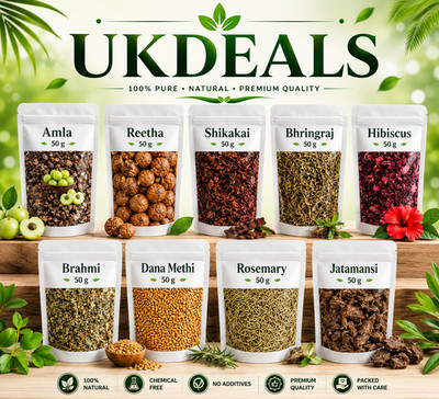 Raw Herbal Hair Care Herbs Amla Reetha Shikakai Brahmi Bhringraj Rosemary