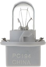 Phillips Pc194b2 Standard Miniature Pc194 Instrument Panel Courtesy Light Bulb