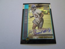 HERB HAYGOOD 2002 BOWMAN CHROME ON CARD AUTOGRAPHED ROOKIE CARD #232. rookie card picture
