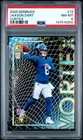 2025 PANINI DONRUSS VORTEX #13 JAXSON DART ROOKIE RC PSA 8