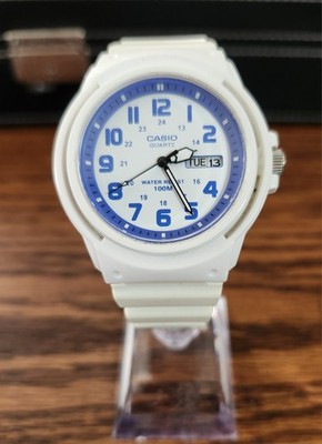 Casio 5125 MRW-200H Module White Day Date 100M W/R Watch New Batt