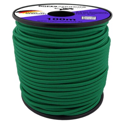 Expanderseil Gummiseil PES Seil Multiflex Ø6mm Spannseil Grün 10m - 100m Schnüre