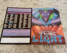 rave flyer BLAZE MAGAZINE THE LIGHT A4 EXCELLENT CONDITION JUNGLE FLYERS