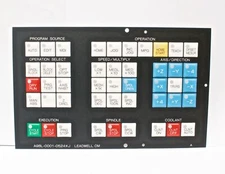 FANUC membrane keysheet keypad A98L-0001-0524#J LEADWELL OM