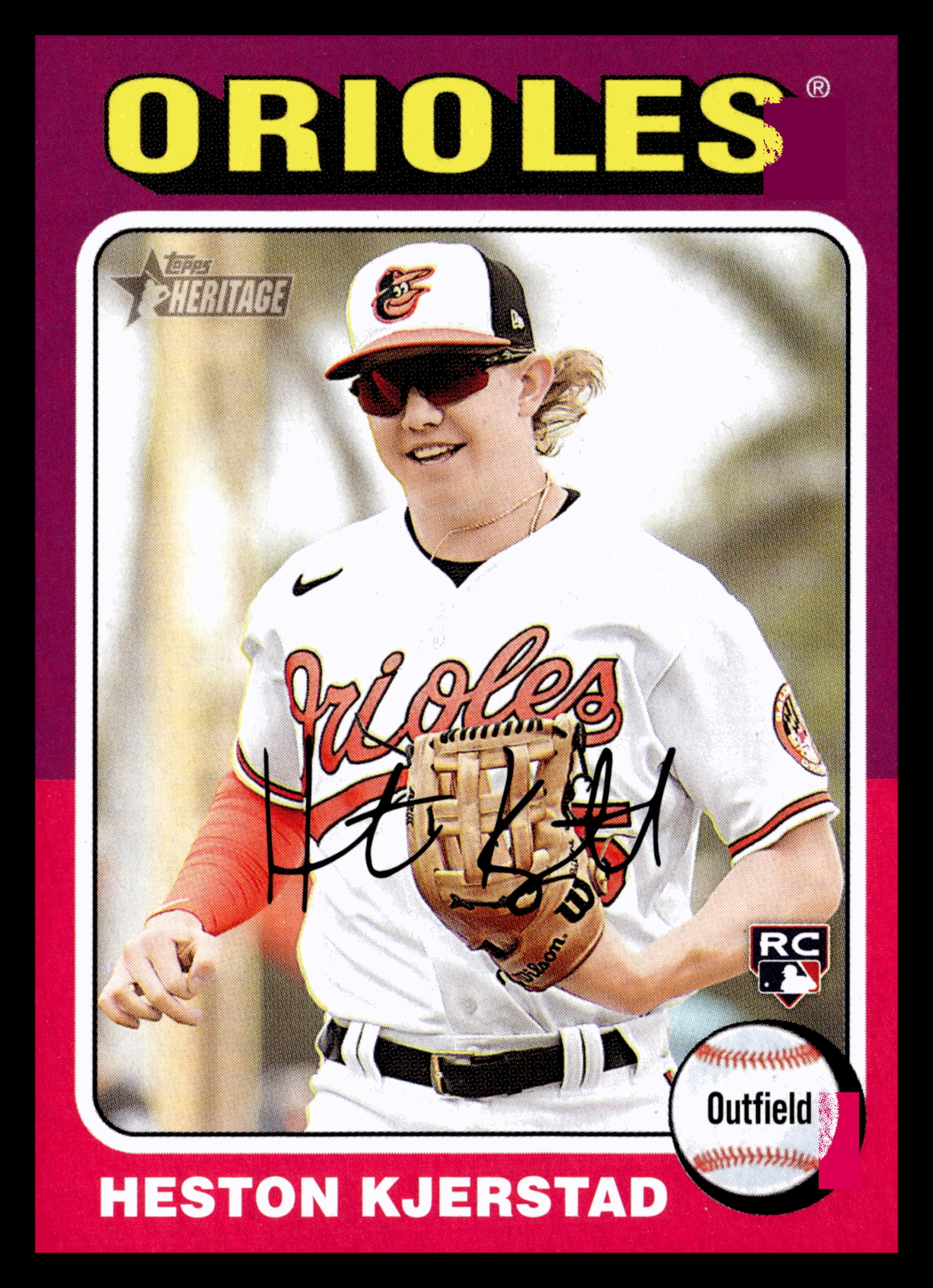 2024 Topps Heritage #327 Heston Kjerstad