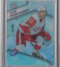 2019-20 Upper Deck UD Ice Acetate Rookie Filip Zadina RC /99 Davos HC #145
