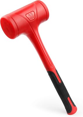 3Lb Shockproof Dead Blow Hammer Durable Ergonomic Handle For Diy Projects