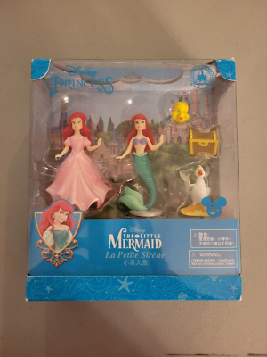 Disney The Little Mermaid inch Figures with Flounder Cake