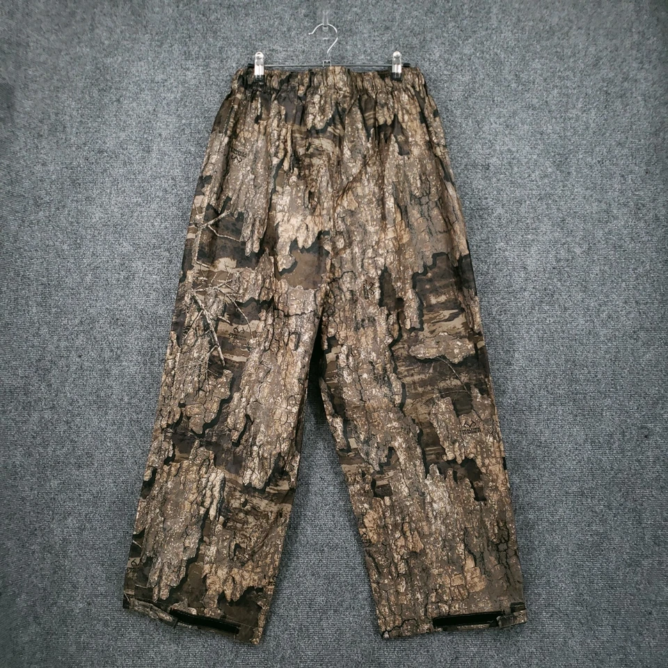 Frogg Toggs Pants Mens Small Brown all Sport Realtree Timber Rain Gear Hunting - Image 2 of 4