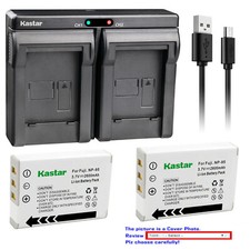 Kastar Battery Dual Charger for Fujifilm NP-95 BC-65N  Fuji FinePix X-S1 Camera