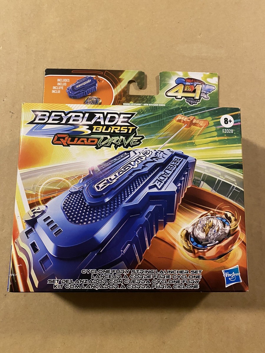 Beyblade Burst QuadDrive Cyclone Fury String Launcher Set F3320