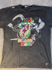 NBA Miami Heat UNK Shirt Basketball Mens XL Black Sports Short Sleeve Crew Neck