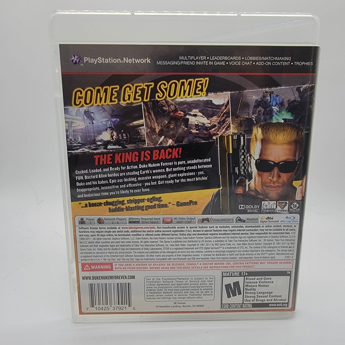 Duke Nukem Forever - PS3 (Gebraucht) in St.gallen für CHF 5 - mit