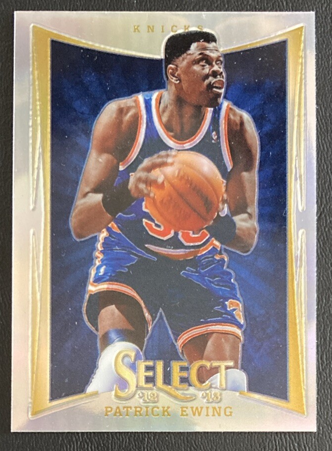 Patrick Ewing 2012-2013 Panini select SILVER PRIZM Card #129 (5036)