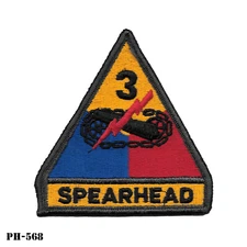 US Army 3rd Armored "SPEARHEAD" Division Full Color Sew On Patch ~ New