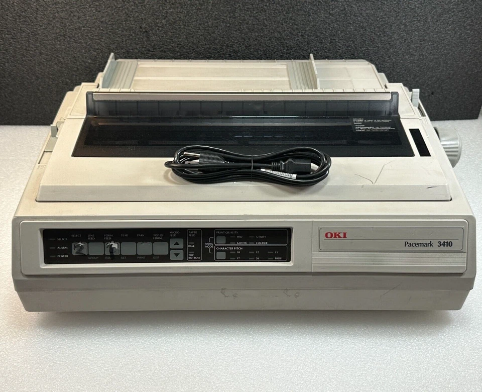 OKI Pacemark 3410 Okidata Printer NOT PRINTING WELL FOR PARTS FREE SHIPPING 🚚 - Image 2 of 4
