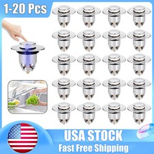 Universal Bathroom Sink Plug Stopper Pop-Up Drain Filter Wash Basin Core Bounce