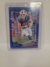 2023 Panini Clearly Donruss Dalton Kincaid Rated Rookie Blue #74/99 Color Match