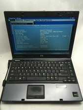 HP Compaq 6510b Core 2 Duo Laptop Boots to BIOS NO HDD/RAM/Battery/Charger JR