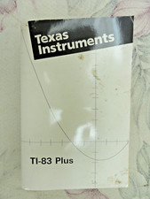 Texas Instruments TI-83 Plus Graphing Calculator Instruction Manual Only