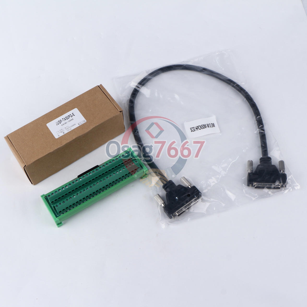 ONE NEW JUSP-TA50P terminal blocks with 0.5m for Yaskawa AC servo motor