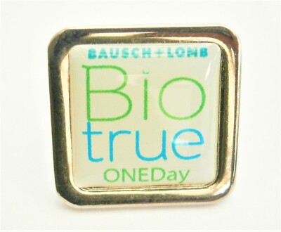 M886) Emaille Bausch + Lomb Bio True One Day Anstecker Pin 