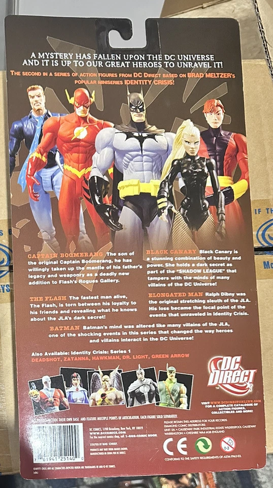 Figura de acción DC Direct Identity Crisis Serie 2 Capitán Boomerang NUEVA COMO NUEVA RARA Foto 3 de 3