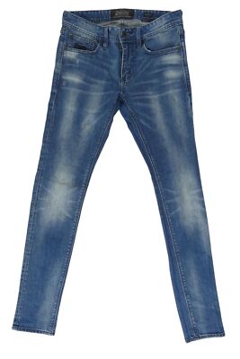 Superdry Herren Jeans Hose W30 L32 30/32 blau dunkelblau stonewashed used Skinny