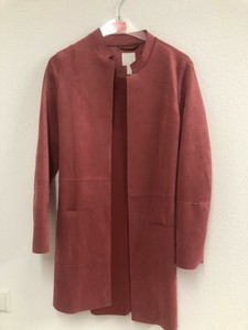 Abrigo de señora H\u0026M - chaqueta de verano ligera-talla 36-burdeos rojo |  eBay