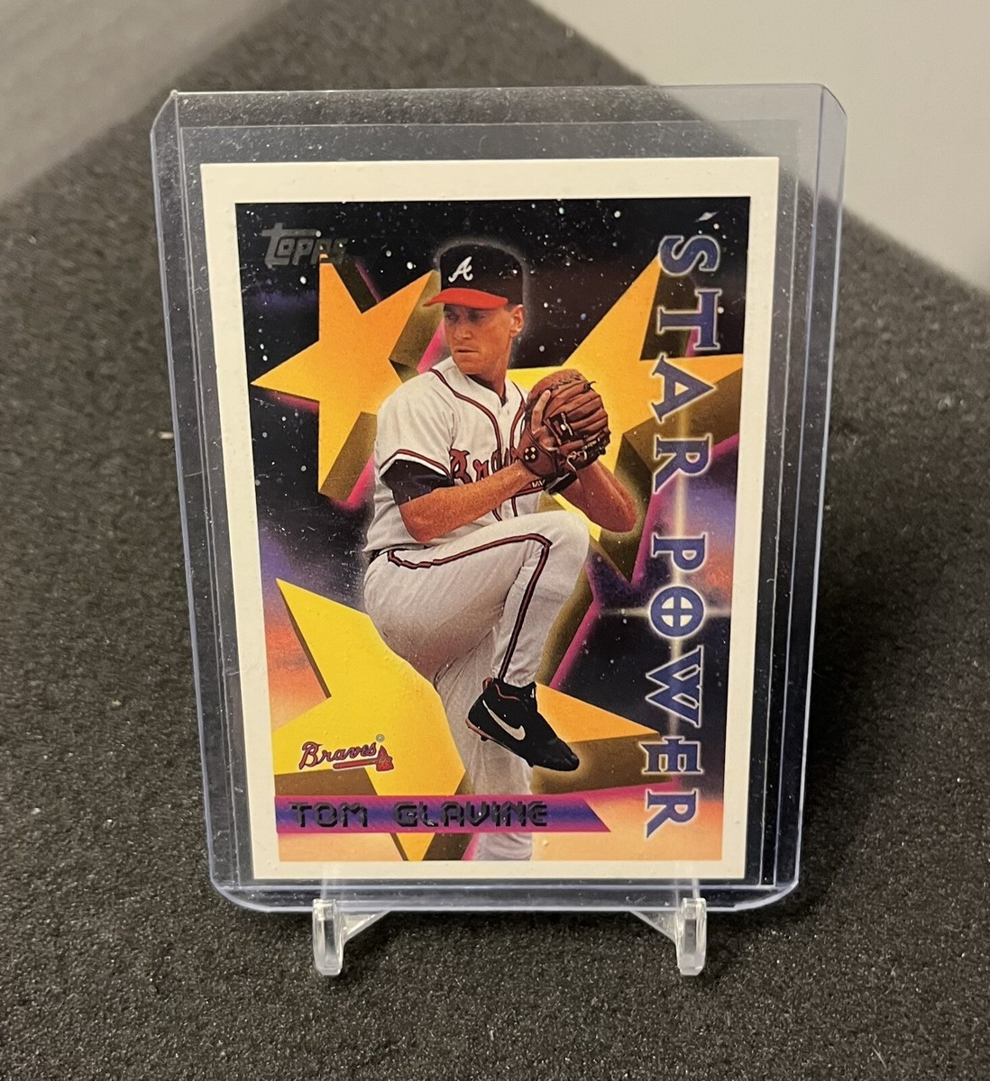 Tom Glavine 1996 Topps Star Power card 6 Atlanta Braves | eBay