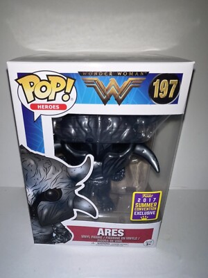 Funko POP! Heroes DC Comics Wonder Woman Ares #197 Vinyl Figure Near Mint Box