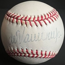 Fernando Valenzuela Autographed Signed LOS ANGELES DODGERS RONLB Baseball CY BAS