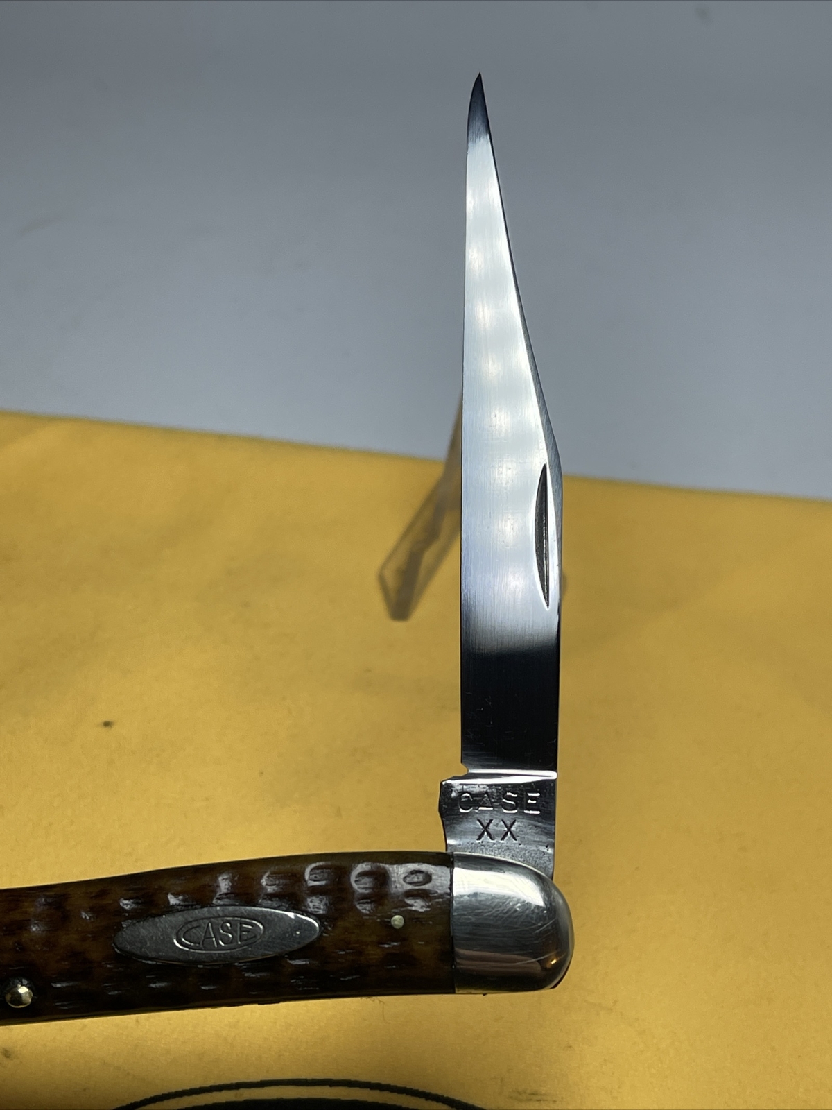 Vintage CASE knife 61093 Toothpick Knife Green Bone Handle 19401964 eBay