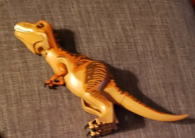 Lego T-Rex Dinosaur Medium Dark Flesh Dino Dark Orange Brown black