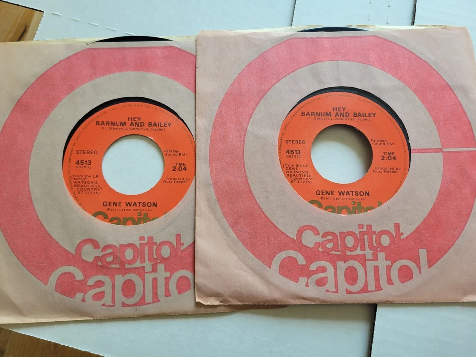 GEN WATSON Lot of 35 RECORDS 7" 45rpm Back in the Fire One Hell of a Heartache - Image 2 of 4