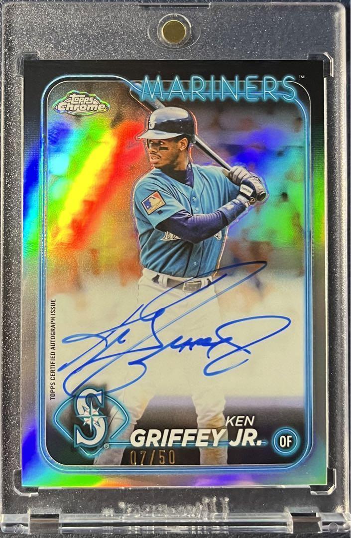 50 KEN GRIFFEY JR TOPPS MLB Auto sign good | eBay