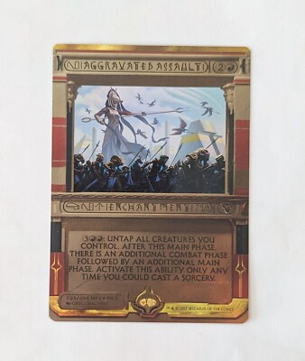 MTG Aggravated Assault Amonkhet Invocations (FOIL) Mythic Rare | eBay