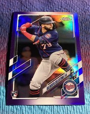2021 Topps Chrome Update Purple Refractor #USC80 GILBERTO CELESTINO Rookie RC