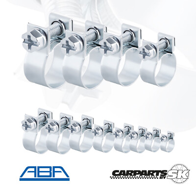 1x - 20x ABA MINI SCHLAUCHSCHELLEN SCHELLE SCHELLENSPANNBACKENSCHELLEN 8-18,5mm
