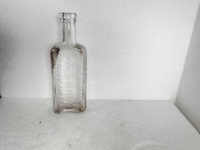 Dr Kings New Discovery Embossed Cough & Colds Medicine Bottle -