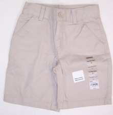 Sonoma Little Boys Size 6 Adjustable Waist Shorts NWT Silver Lining Sand