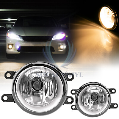 16-21 Toyota Land Cruiser Clear Lens Lamp Fog Light Fit Quality Replacement T4