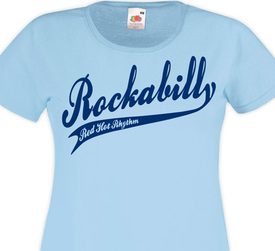 Tee-shirt femme ROCKABILLY Vintage Retro Pin-Up Rockers Teddy Girl 50's  60's