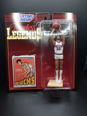 #ad Kareem Abdul Jabbar 1995 Starting Lineup Timeless Legends Milwaukee Bucks $10.99