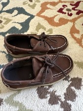Boys Sperry Top-Sider Deckfin Leather Boat Shoes, Brown, Size 13M