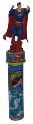 DC Comics Superman (2006) Flix Candy Push Puppet Actionfigur Spielzeug