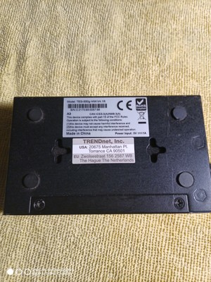 TRENDnet TEG-S50g 5 Port Wall Mountable Ethernet Switch