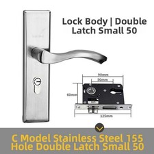 Per Porte Interne Serratura Inox 304 Serratura Singola Lingua Facile Installazio